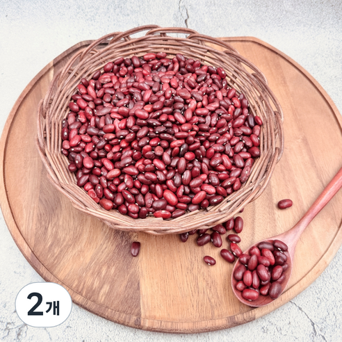 뜰안애 국내산 적강낭콩, 300g, 2개