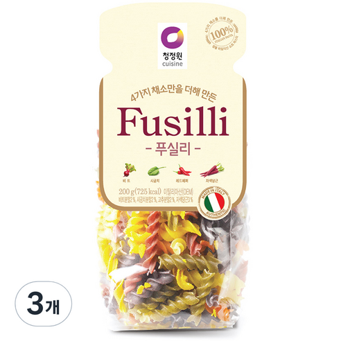 청정원 푸실리, 200g, 3개