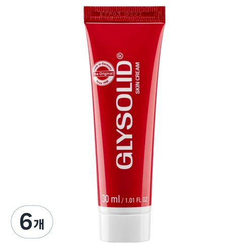 그리소리드 튜브형 스킨 크림, 30ml, 6개