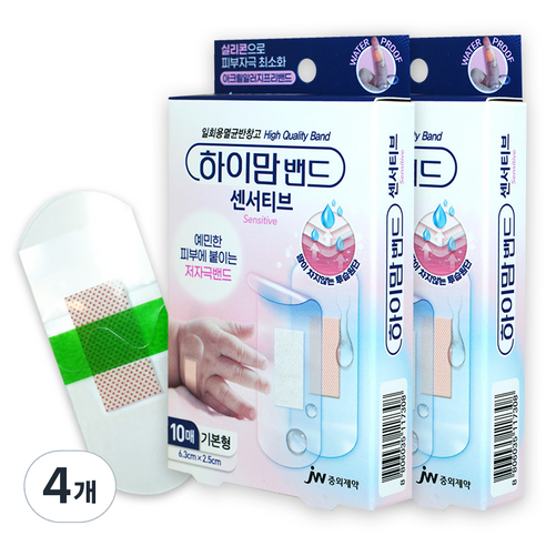 하이맘 센서티브 실리콘 밴드, 4개