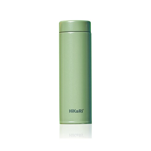 HiKaRi 레인보우 미니 보온보냉 스텐 텀블러, 스모크그린, 300ml, 1개