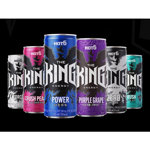상큼한 포도맛으로 깨우는 집중력, 핫식스 더킹 퍼플 그레이프!