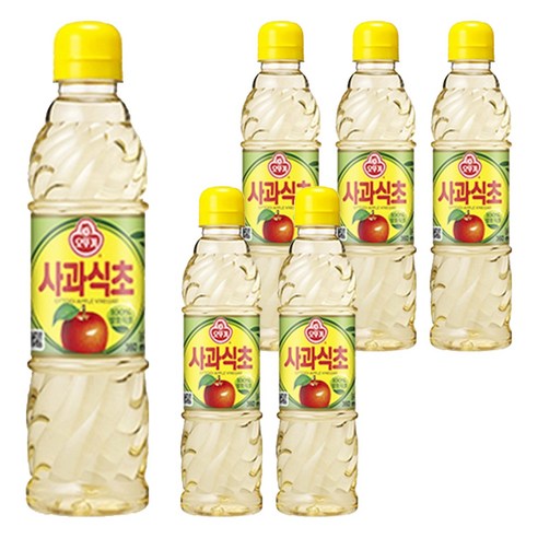 오뚜기 사과식초, 360ml, 6개