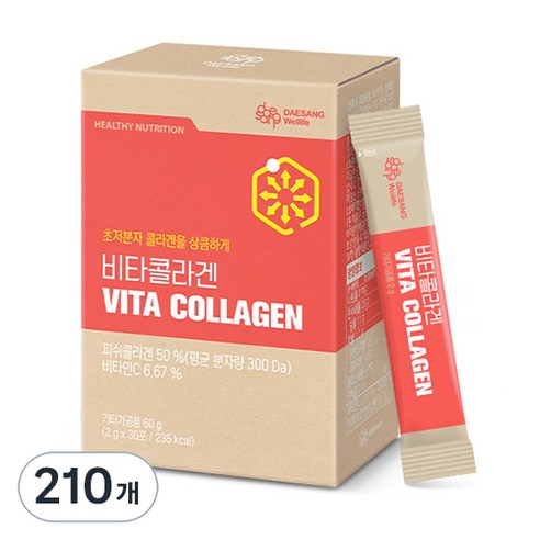 대상웰라이프 비타콜라겐, 2g, 210개