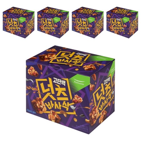 풀무원 고단백 넛츠바사삭, 20g, 50개