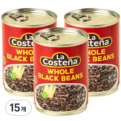 라코스테냐 홀블랙빈스, 560g, 15개