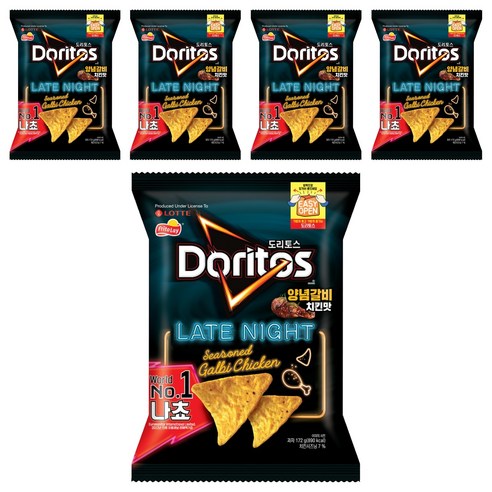 도리토스 양념갈비치킨맛, 172g, 5개