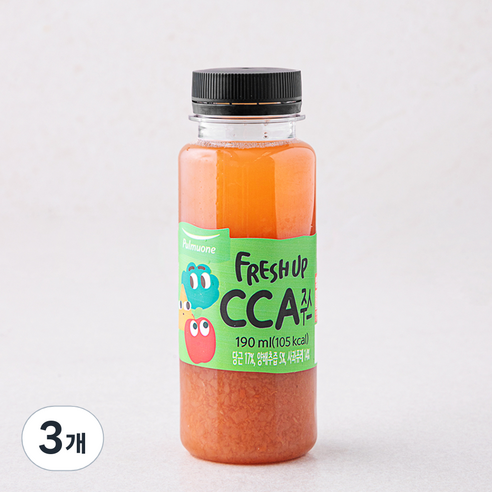 풀무원 프레시업 CCA 주스, 190ml, 3개