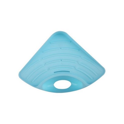 싱크대 삼각 모서리 선반 18 2pcs, 블루