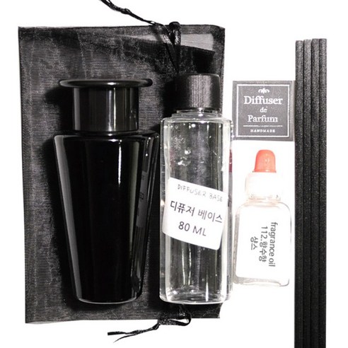 디퓨저KIT, 112.향수향-샹스, 100ml, 블랙갓폴스블랙