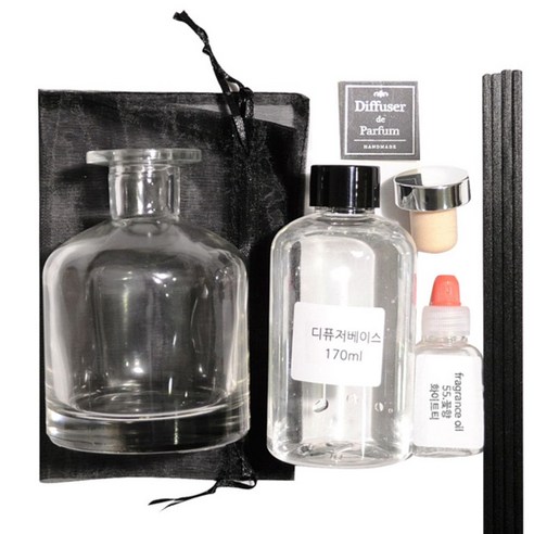 디퓨저KIT-프레시원형 250ML, 55.꽃향-화이트티