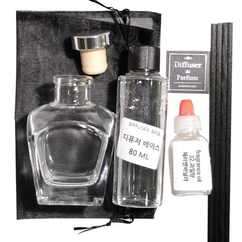 디퓨저KIT, 32.과일향-체리 앤 바닐라, 100ml, 라이거투명