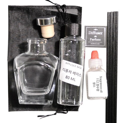 디퓨저KIT, 112.향수향-샹스, 100ml, 라이거투명