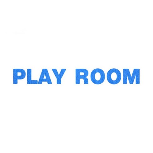 와니데코_접착이니셜 _PLAY ROOM, 블루