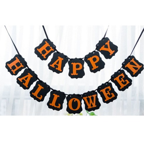 라이프스푼 패브릭 가랜드 2, Happy Halloween, 1개