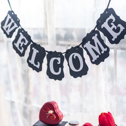 라이프스푼 패브릭 가랜드 2, WELCOME 1, 1개