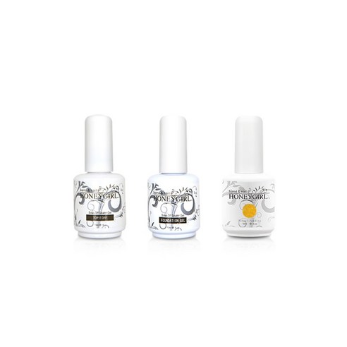 허니걸 트리플젤네일세트, 펄로렌지마얼레이드, 15ml
