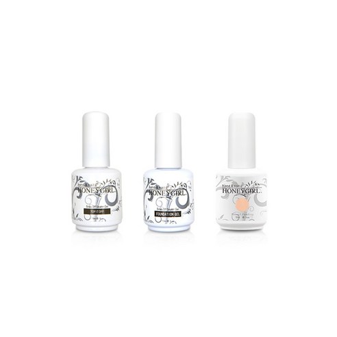 허니걸 트리플젤네일세트, 어반스킨베이지, 15ml