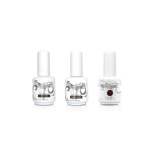 허니걸 트리플젤네일세트, 어반딥블러드, 15ml