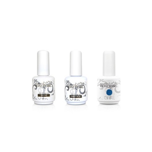 허니걸 트리플젤네일세트, 클럼블루홀, 15ml