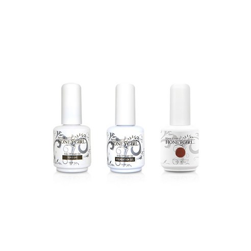 허니걸 트리플젤네일세트, 어반쇼콜라, 15ml