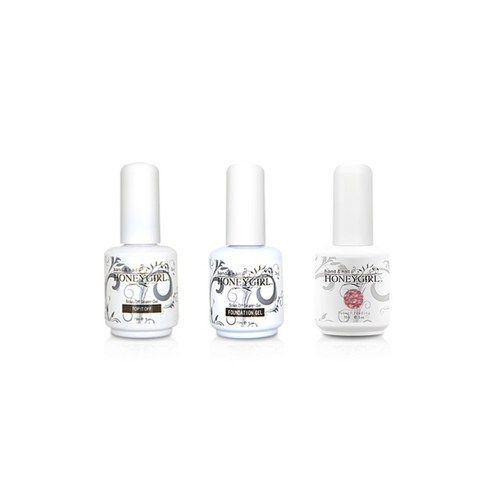 허니걸 트리플젤네일세트, 펄라이트디스틀, 15ml