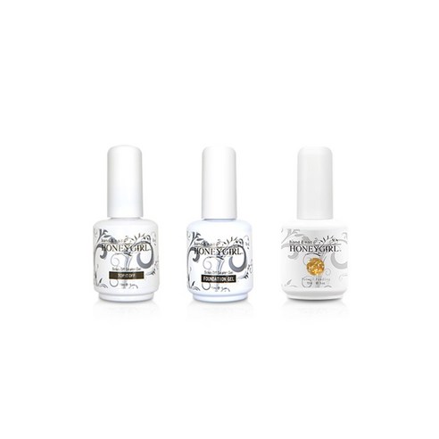 허니걸 트리플젤네일세트, 샤플리옐로에뚜왈, 15ml