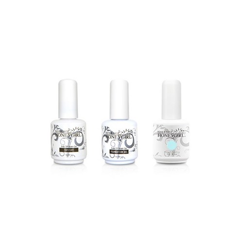 허니걸 트리플젤네일세트, 보연시블루하와이, 15ml