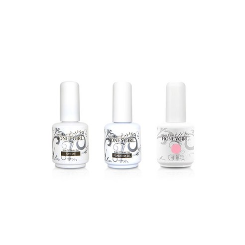 허니걸 트리플젤네일세트, 모노러브미, 15ml