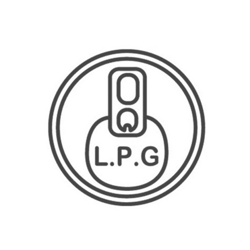 디자인수풀 자동차스티커 캔_LPG SP-G543, 다크그레이