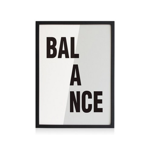 엔디자인 액자, balance