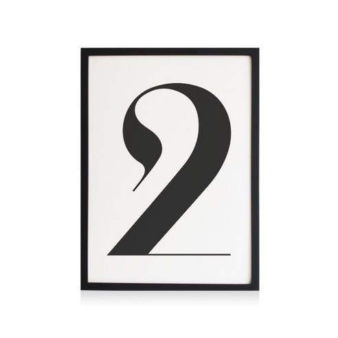 엔디자인 액자, big typo2