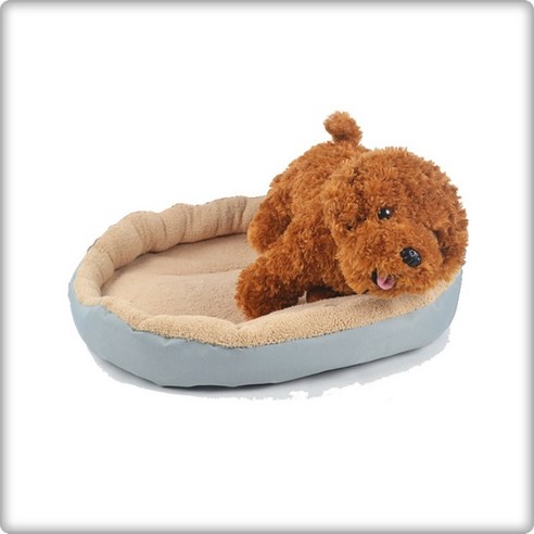핑크망고 Kim Pet`s 파스텔 애견방석, 스카이블루, M (45 x 40 x 10cm)