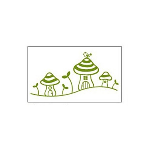 데코사랑 그래픽스티커 푸키라인 B, 올리브그린