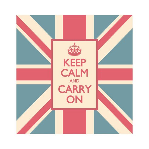 창문사이 블라인드 암막실사, KEEP CALM and CARRY ON-pink