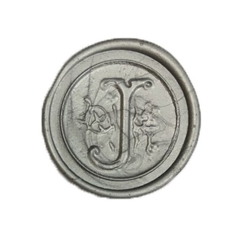 가일아트 씰 스티커 실버 알파벳, 도안 J (씰스티커 12p), 1개