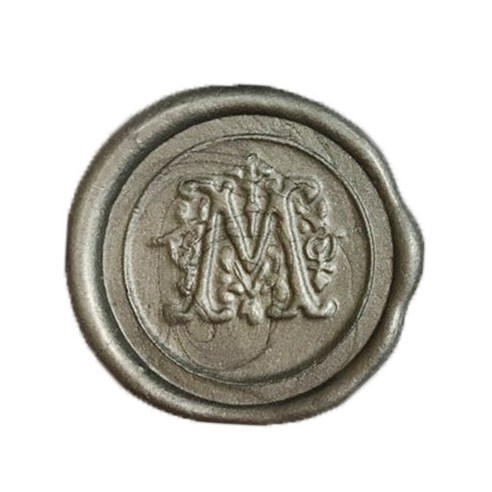 가일아트 씰 스티커 실버 알파벳, 도안 M (씰스티커 12p), 1개
