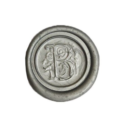 가일아트 씰 스티커 실버 알파벳, 도안 B (씰스티커 12p), 1개