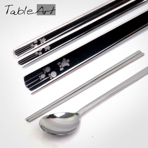 테이블아트 수저세트, 10p (숟가락 5p, 젓가락 5p), 하나비