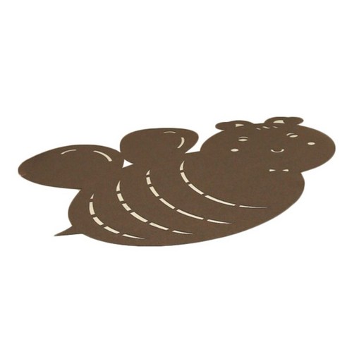 창데코 레이저 커팅 펠트러그, 허니비 브라운