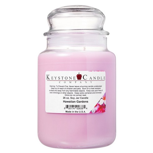키스톤캔들 소이 자 캔들, Hawaian Garden, 768.9ml