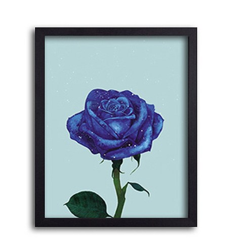 잇스틱스 J Blue rose, 검정액자
