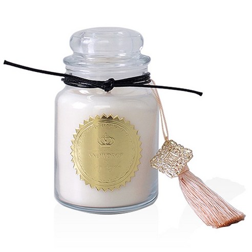 스노우드롭 소이캔들 스모크리스 면심지, 몰약, 150g
