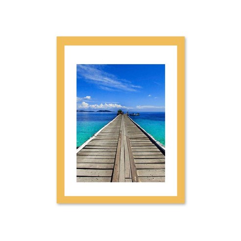 이코디 우드 팝 포토액자 B형, 골드