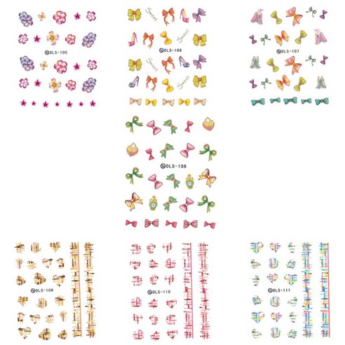 황군통상 네일스티커, DLS 105~111, 1개