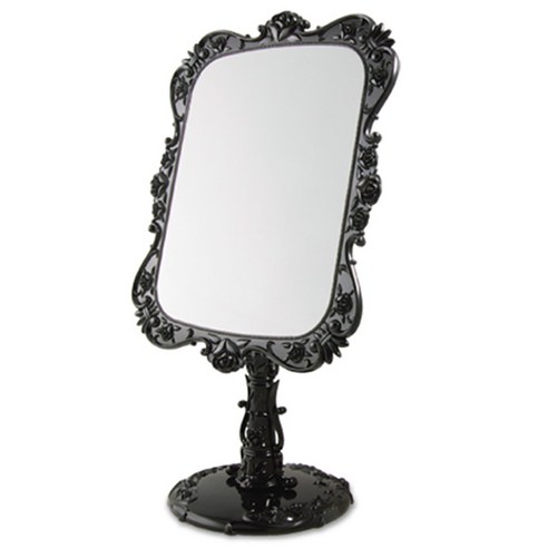 미로라인 공주거울 ST604, 블랙, 1개