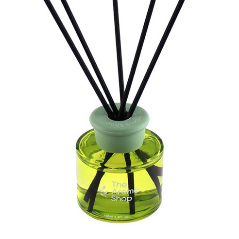 The Aroma Shop 그린유리병 100ml 디퓨저, 유칼립투스