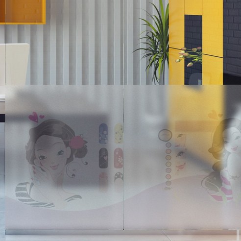 꾸밈 글라스시트지, 뷰티샵