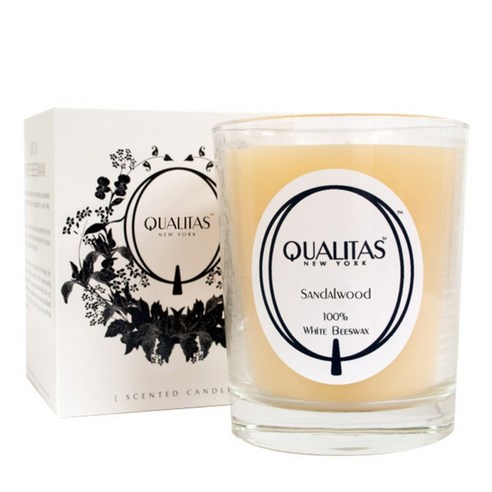 QualitasCandle 캔들, 샌달우드, 1개