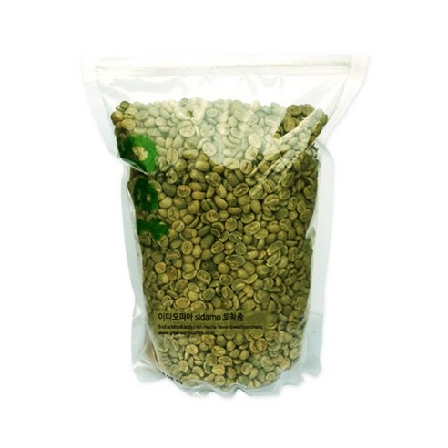 그린어쓰 이디오피아 sidamo 토착종, 500g, 1개